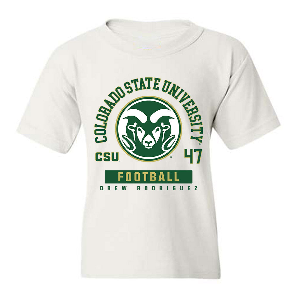 Colorado State - NCAA Football : Drew Rodriguez - Youth T-Shirt-0