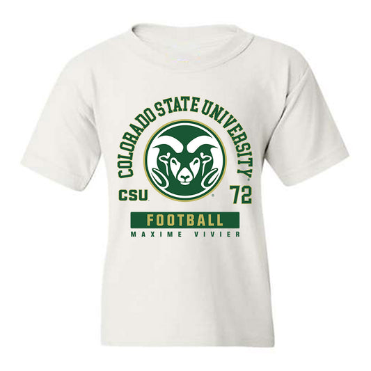 Colorado State - NCAA Football : Maxime Vivier - Youth T-Shirt-0