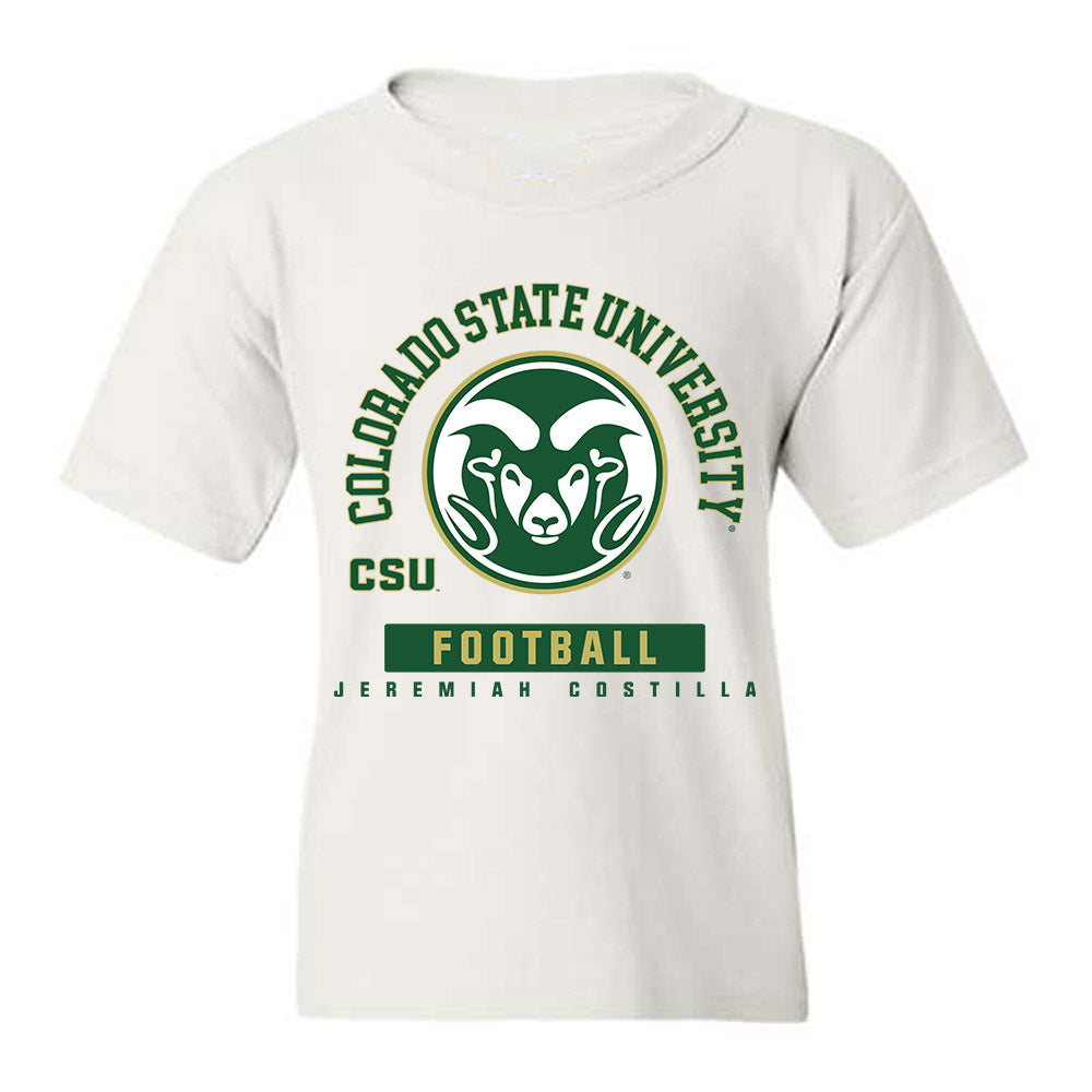 Colorado State - NCAA Football : Jeremiah Costilla - Youth T-Shirt-0