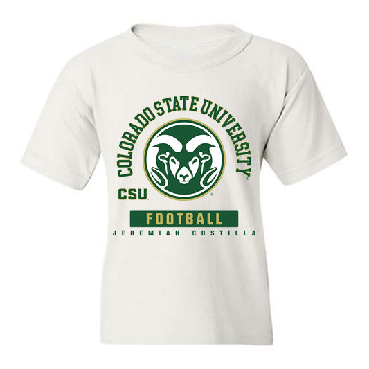 Colorado State - NCAA Football : Jeremiah Costilla - Youth T-Shirt-0