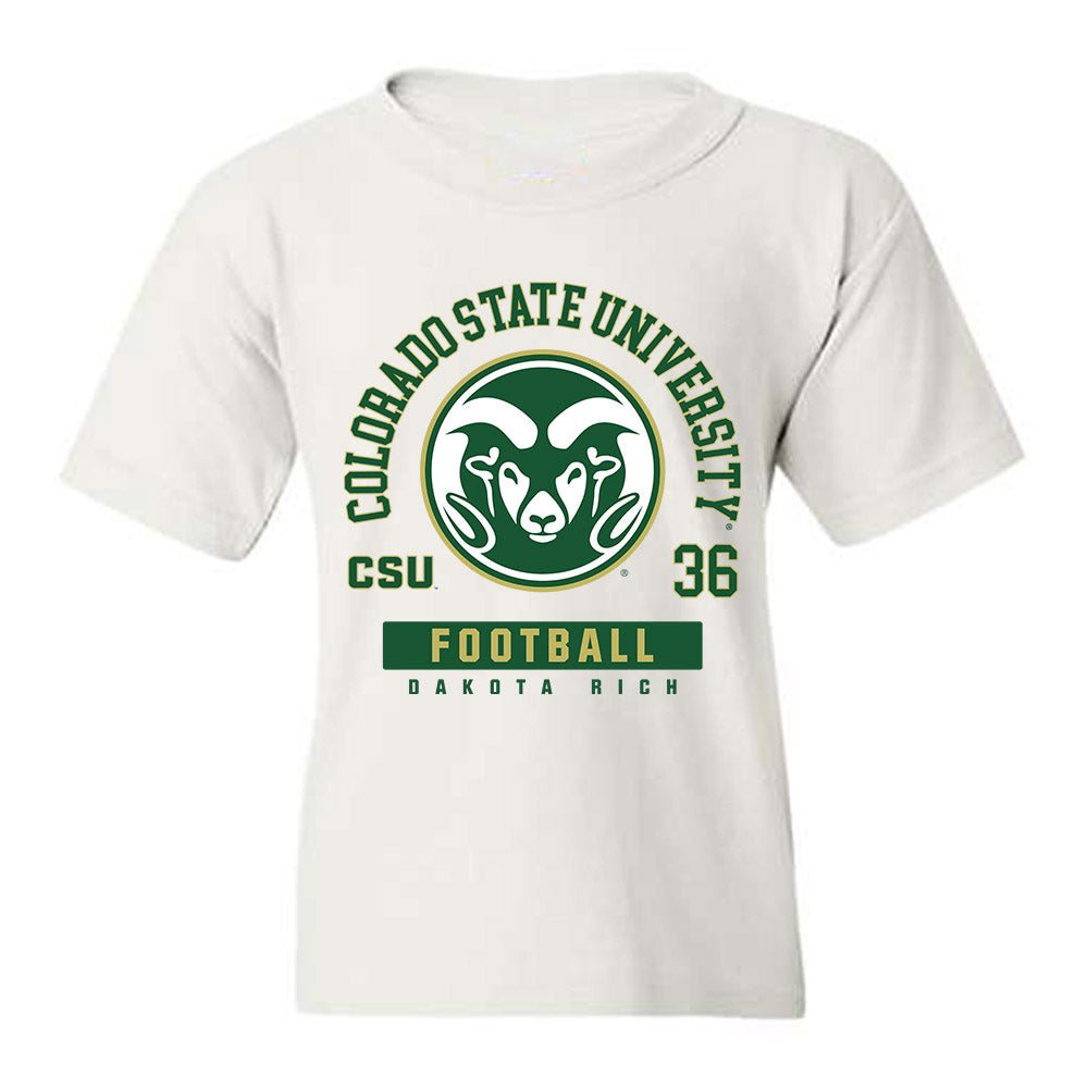 Colorado State - NCAA Football : Dakota Rich - Youth T-Shirt-0