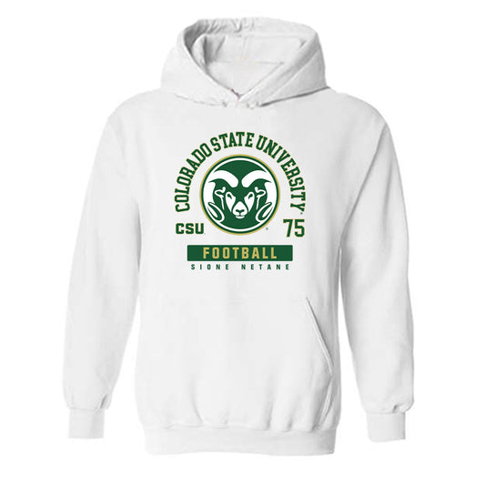 Colorado State - NCAA Football : Sione Netane - Hooded Sweatshirt-0
