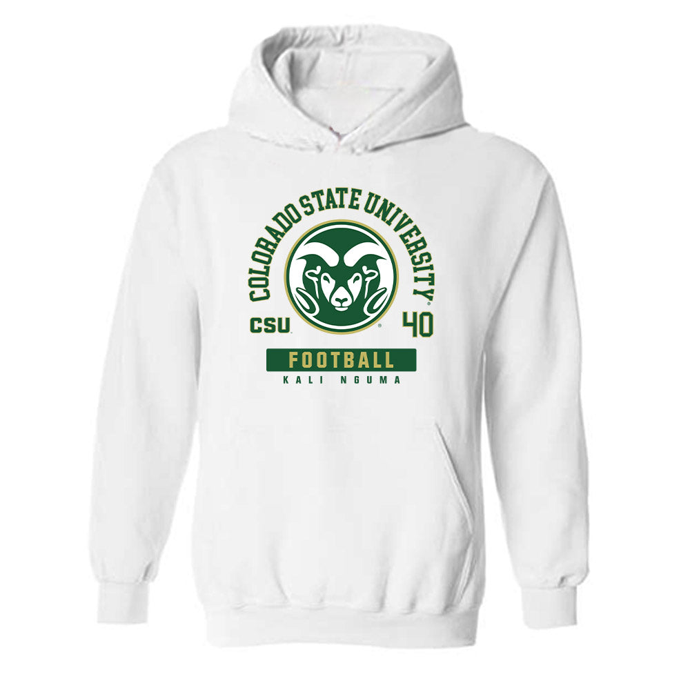 Colorado State - NCAA Football : Kali Nguma - Hooded Sweatshirt-0