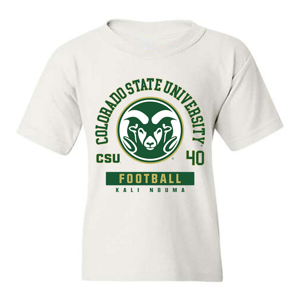Colorado State - NCAA Football : Kali Nguma - Youth T-Shirt-0