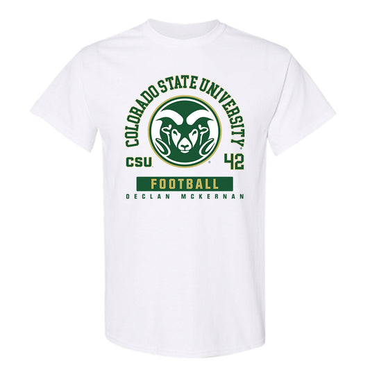 Colorado State - NCAA Football : Declan McKernan - T-Shirt-0