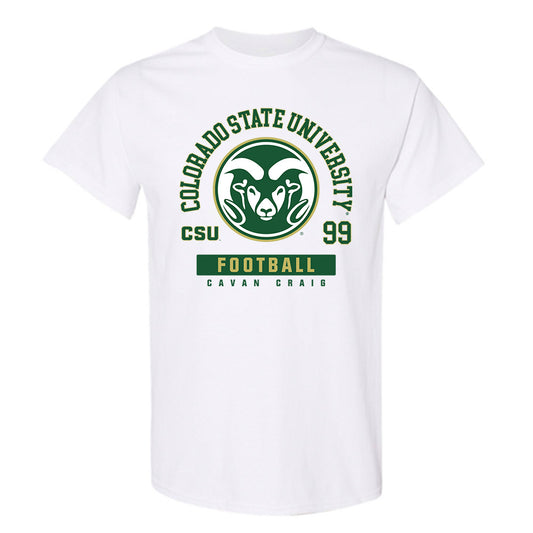 Colorado State - NCAA Football : Cavan Craig - T-Shirt-0