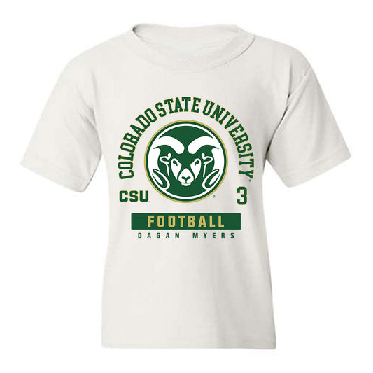 Colorado State - NCAA Football : Dagan Myers - Youth T-Shirt-0