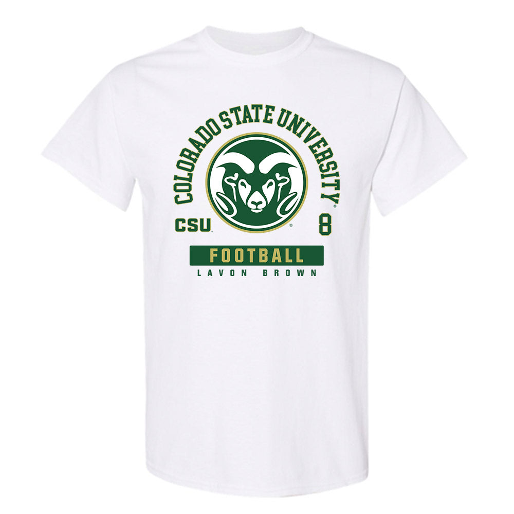 Colorado State - NCAA Football : Lavon Brown - T-Shirt-0