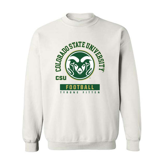 Colorado State - NCAA Football : Tyrone Fitten - Crewneck Sweatshirt-0