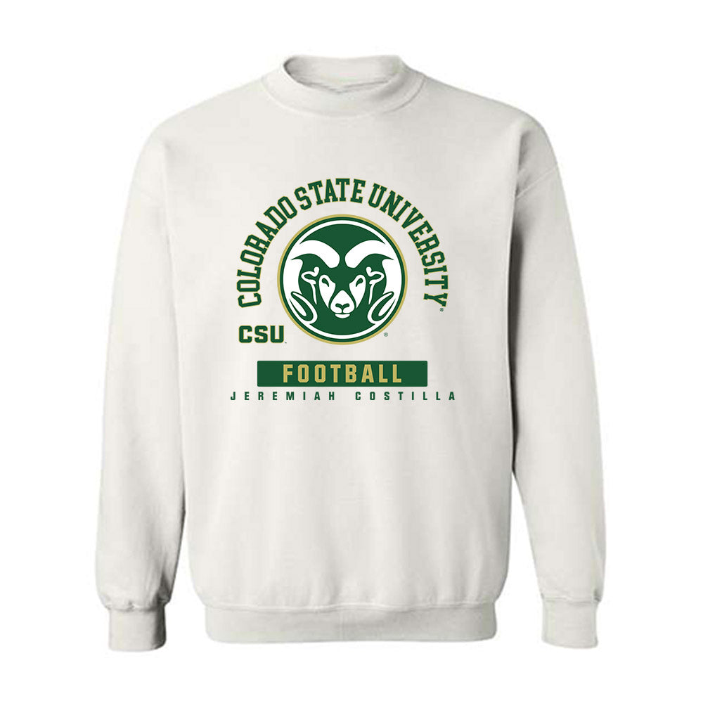 Colorado State - NCAA Football : Jeremiah Costilla - Crewneck Sweatshirt-0