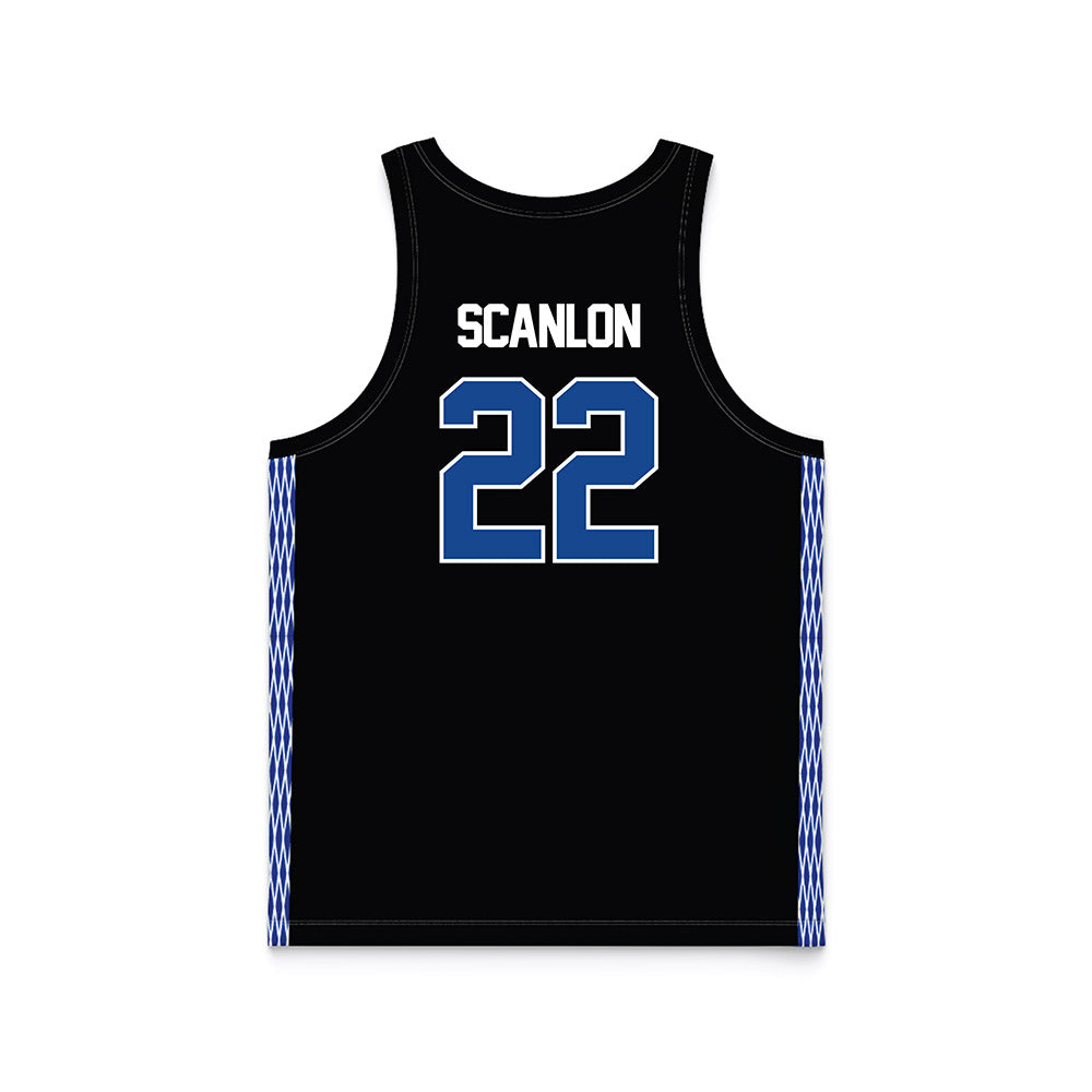 Grand Valley - NCAA Women's Basketball : Ava Scanlon - Black Basketball Jersey-1