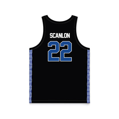 Grand Valley - NCAA Women's Basketball : Ava Scanlon - Black Basketball Jersey-1