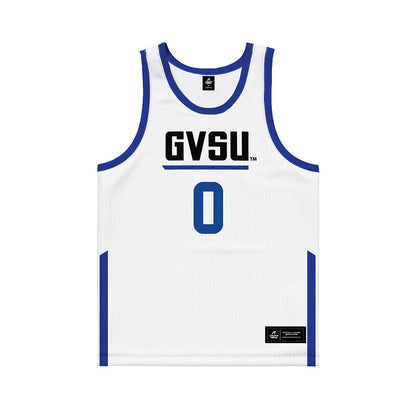 Grand Valley - NCAA Men's Basketball : Antaune Allen - White Basketball Jersey-0