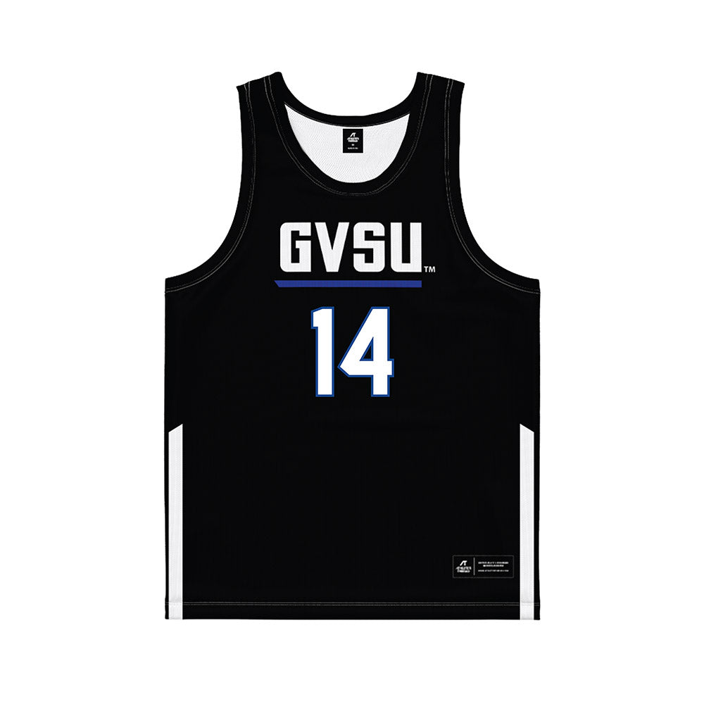Grand Valley - NCAA Women's Basketball : Avery Lay - Black Basketball Jersey-0