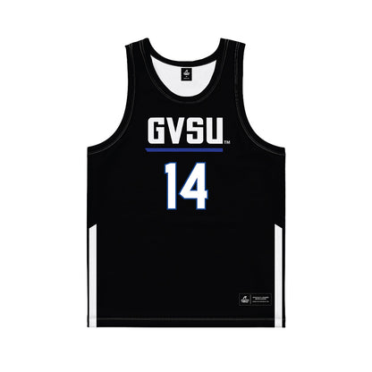 Grand Valley - NCAA Women's Basketball : Avery Lay - Black Basketball Jersey-0