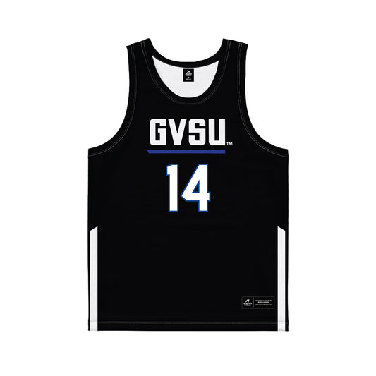 Grand Valley - NCAA Women's Basketball : Avery Lay - Black Basketball Jersey-0