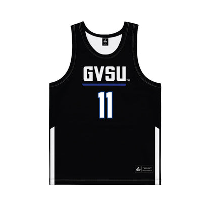 Grand Valley - NCAA Women's Basketball : Madi Uyl - Black Basketball Jersey-0