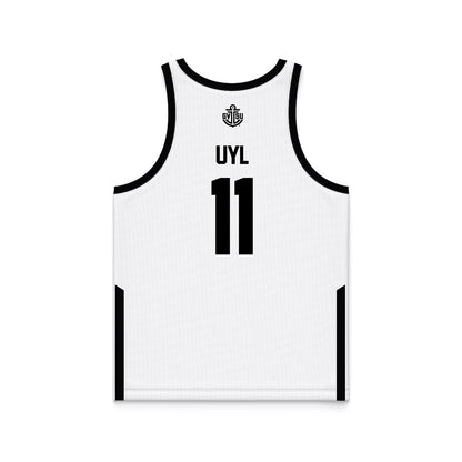 Grand Valley - NCAA Women's Basketball : Madi Uyl - White Basketball Jersey-1