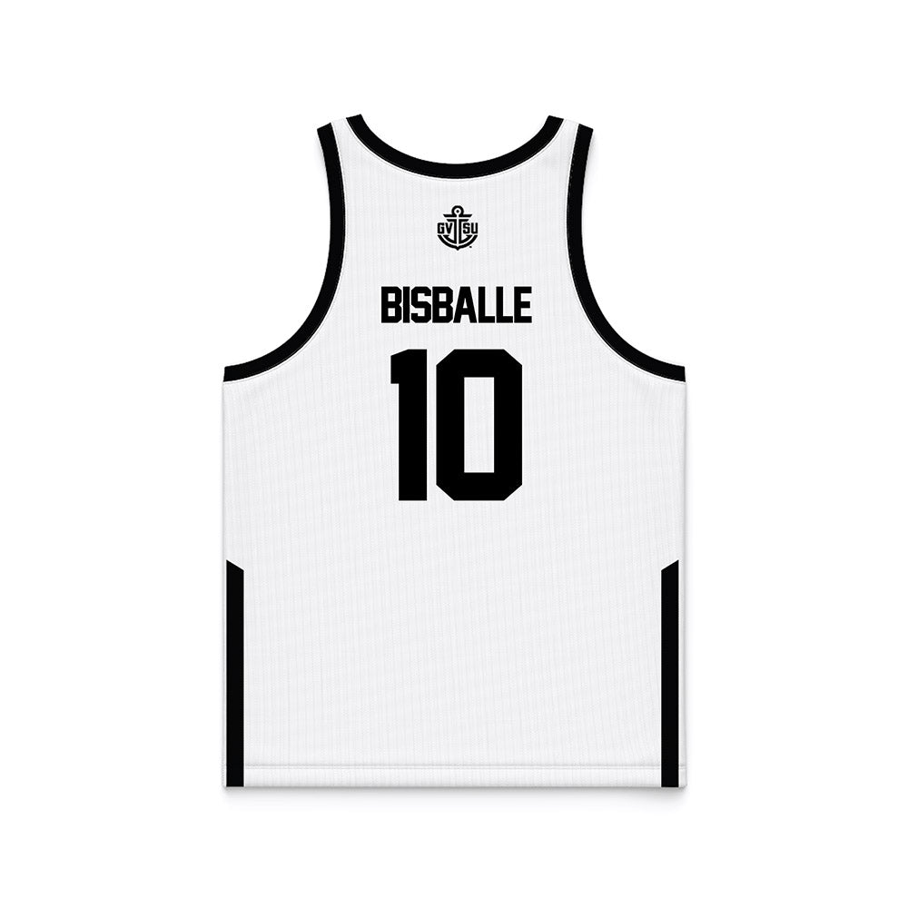 Grand Valley - NCAA Women's Basketball : MacKenzie Bisballe - White Basketball Jersey-1