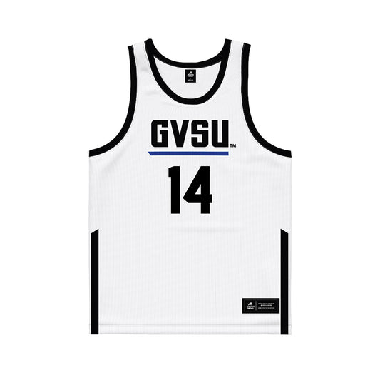 Grand Valley - NCAA Women's Basketball : Avery Lay - White Basketball Jersey-0