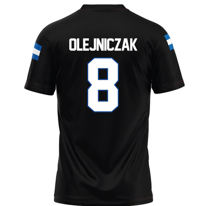 Grand Valley - NCAA Football : Zak Olejniczak - Black Football Jersey-1