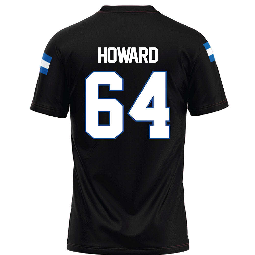 Grand Valley - NCAA Football : Barry Howard - Black Football Jersey-1