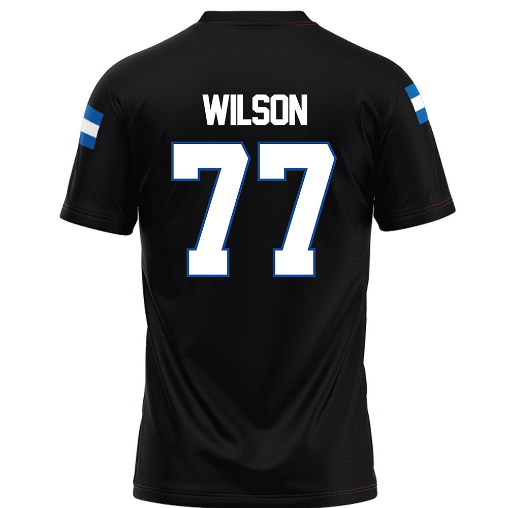 Grand Valley - NCAA Football : JJ Wilson - Black Football Jersey-1