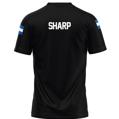 Grand Valley - NCAA Football : Miles Sharp - Black Football Jersey-1