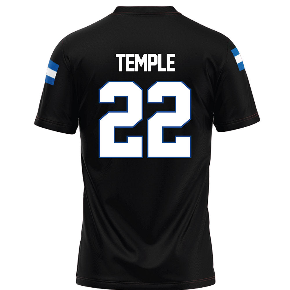 Grand Valley - NCAA Football : Troy Temple - Black Football Jersey-1