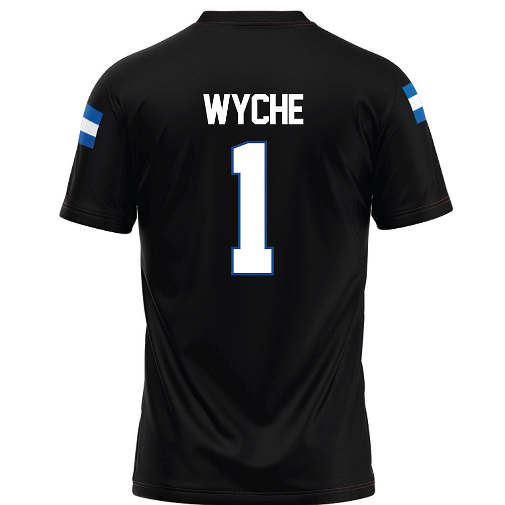 Grand Valley - NCAA Football : lynn wyche - Black Football Jersey-1