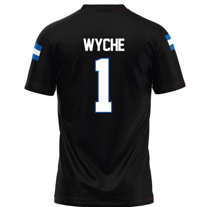 Grand Valley - NCAA Football : lynn wyche - Black Football Jersey-1