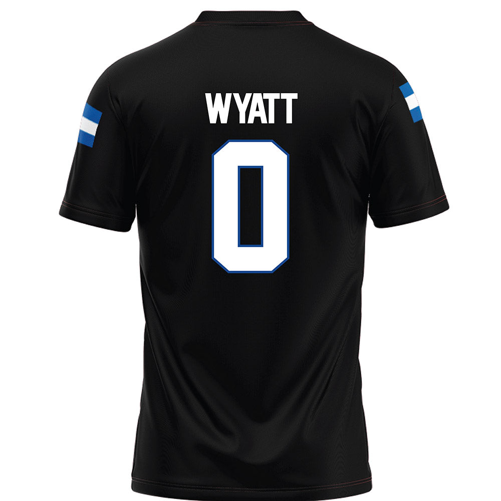 Grand Valley - NCAA Football : Torian Wyatt - Black Football Jersey-1