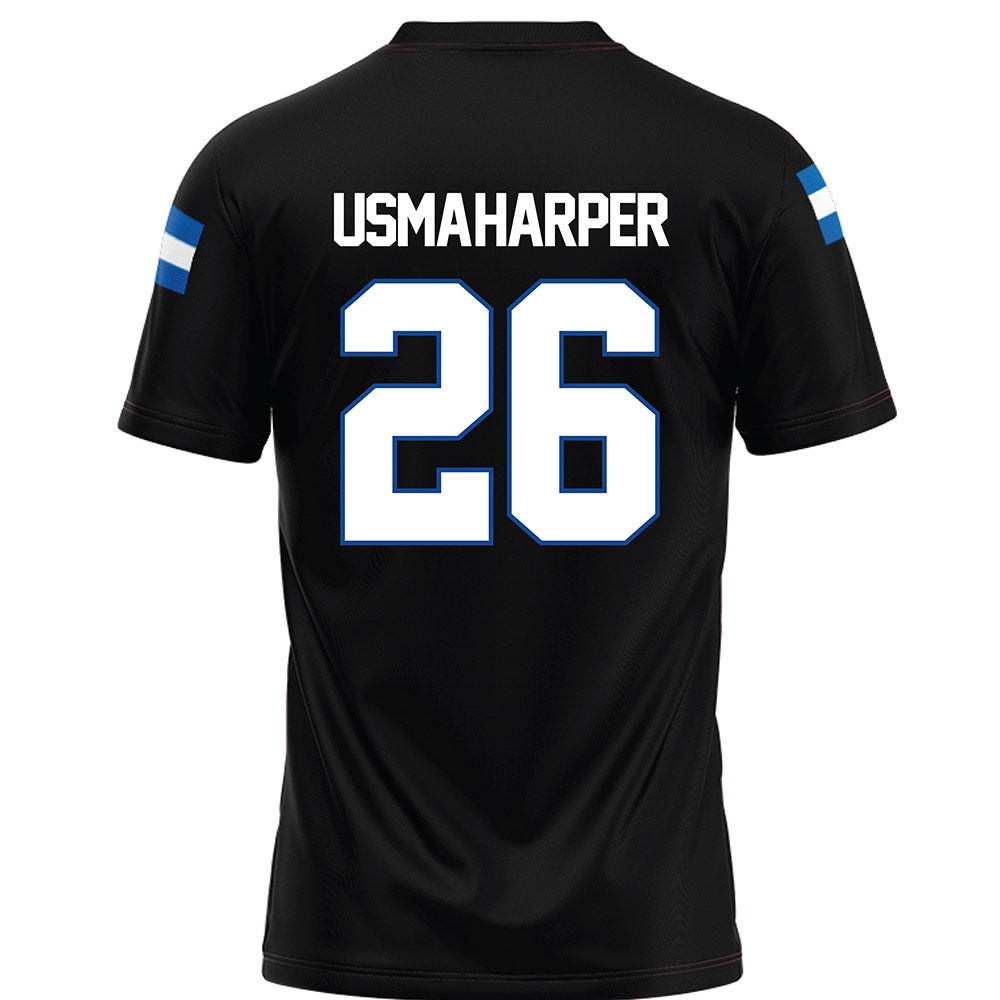 Grand Valley - NCAA Football : Syone Usma-Harper - Black Football Jersey-1