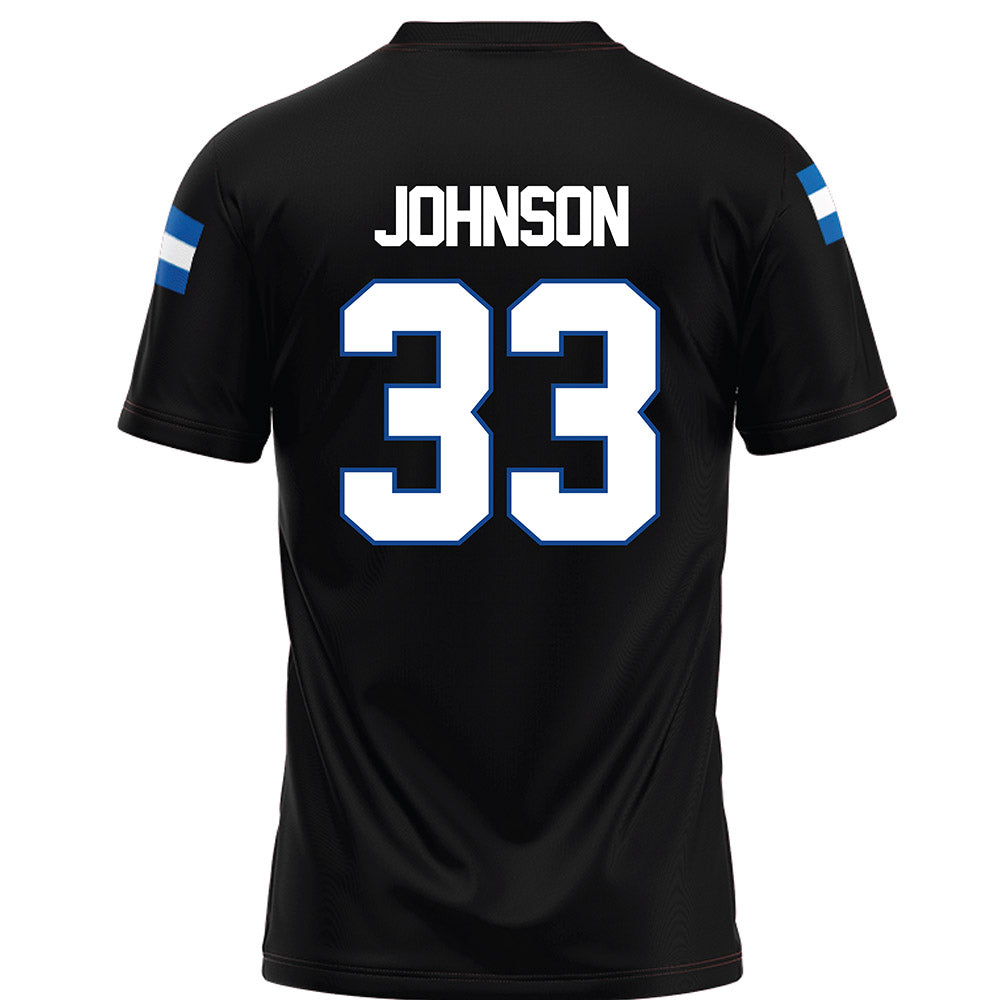 Grand Valley - NCAA Football : Dreshaun Johnson - Black Football Jersey-1