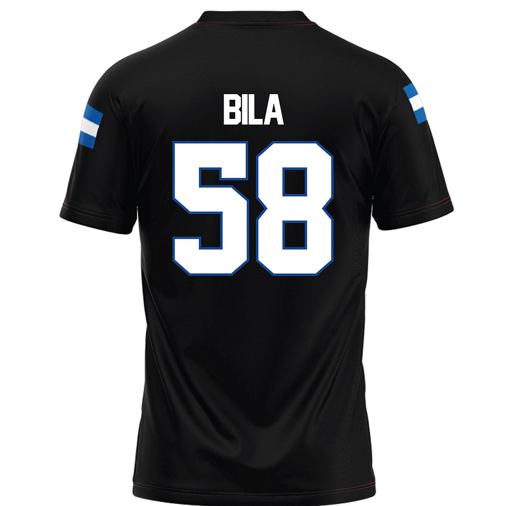 Grand Valley - NCAA Football : Colton Bila - Black Football Jersey-1