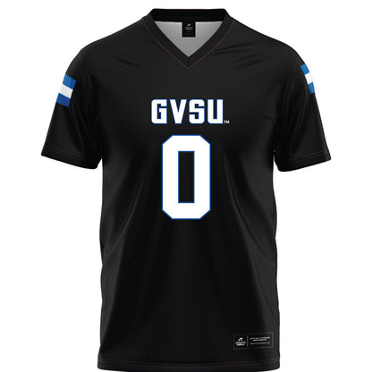 Grand Valley - NCAA Football : Torian Wyatt - Black Football Jersey-0