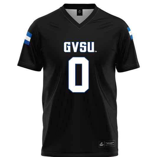 Grand Valley - NCAA Football : Torian Wyatt - Black Football Jersey-0
