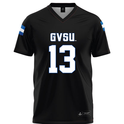 Grand Valley - NCAA Football : Noah Oury - Black Football Jersey-0