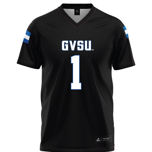 Grand Valley - NCAA Football : Lynn Wyche El - Black Football Jersey-0