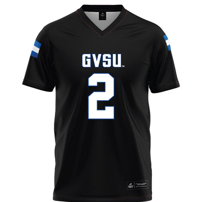 Grand Valley - NCAA Football : Andrew Schuster - Black Football Jersey-0