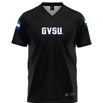 Grand Valley - NCAA Football : Miles Sharp - Black Football Jersey-0