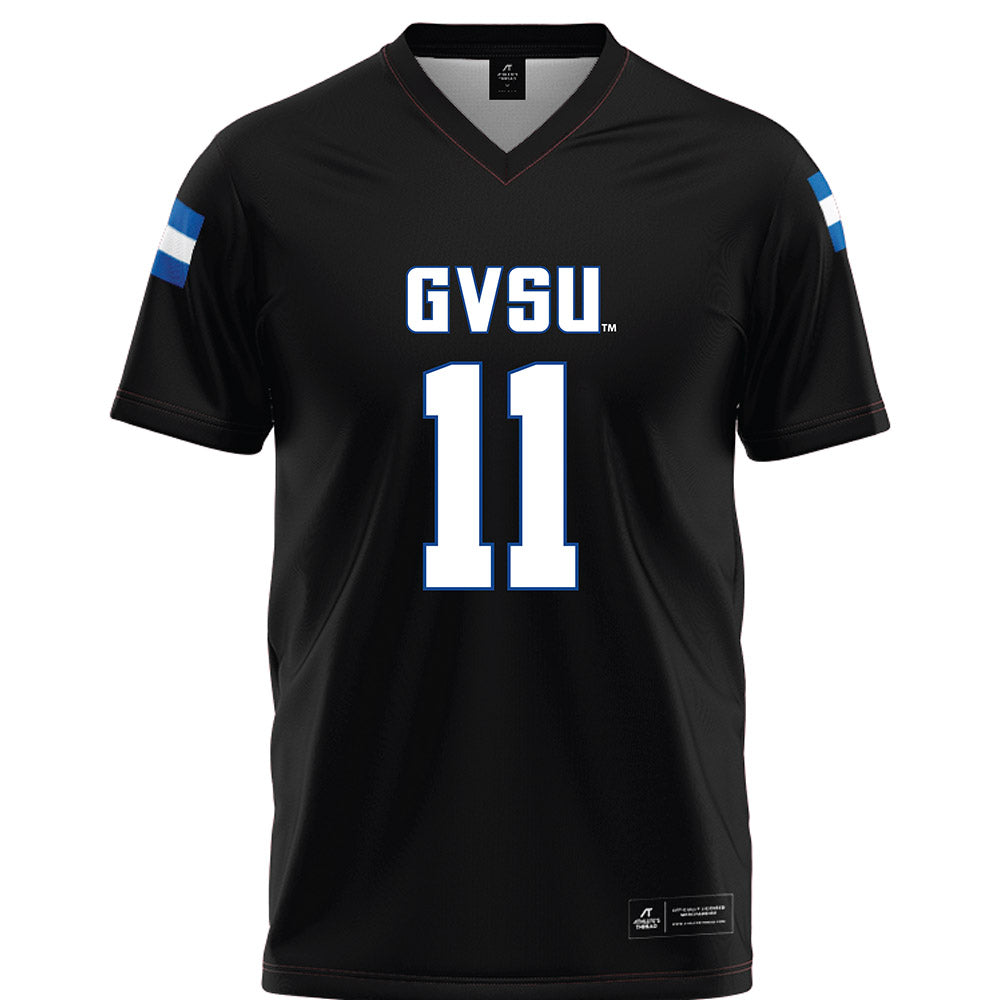 Grand Valley - NCAA Football : Noah Oury - Black Football Jersey-0