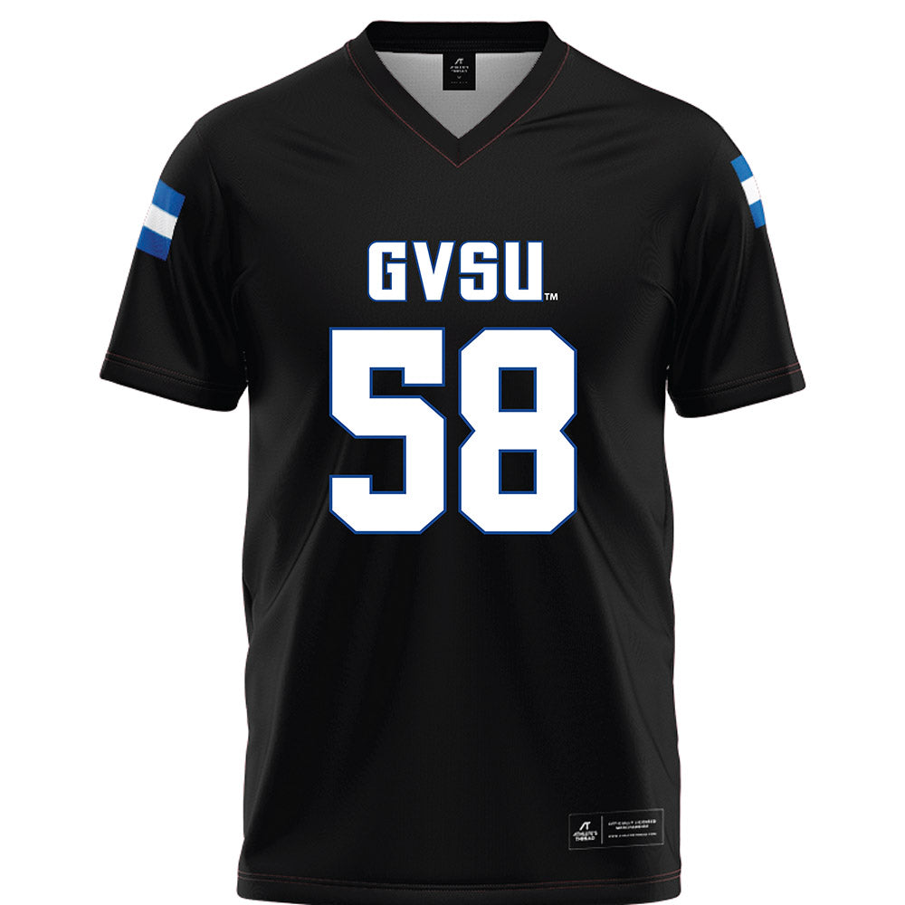 Grand Valley - NCAA Football : Colton Bila - Black Football Jersey-0
