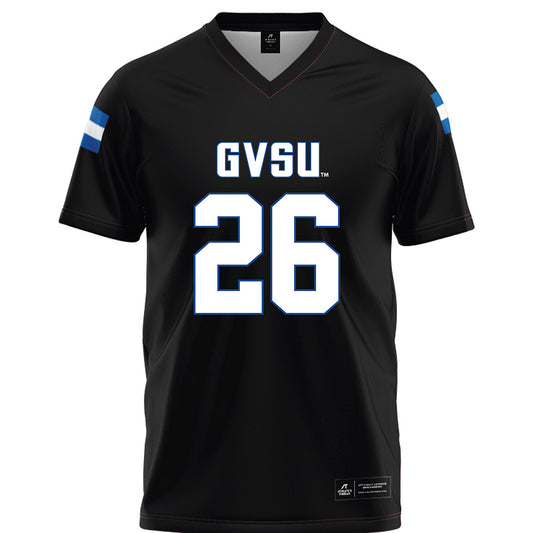 Grand Valley - NCAA Football : Syone Usma-Harper - Black Football Jersey-0