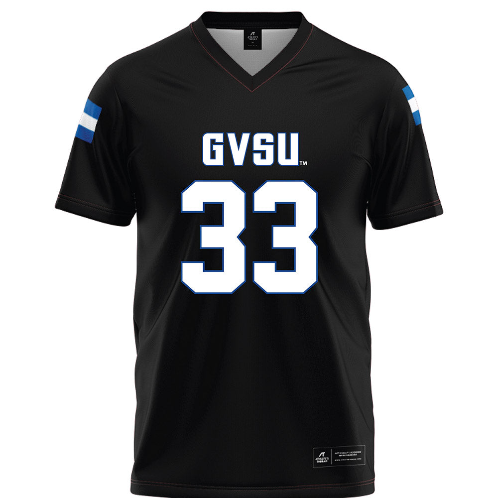 Grand Valley - NCAA Football : Dreshaun Johnson - Black Football Jersey-0