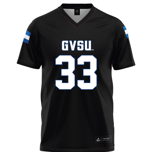 Grand Valley - NCAA Football : Dreshaun Johnson - Black Football Jersey-0