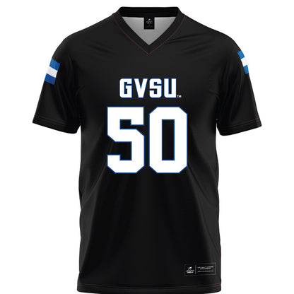Grand Valley - NCAA Football : Trey Szykowny - Black Football Jersey-0