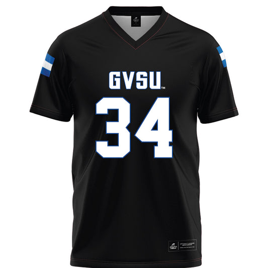 Grand Valley - NCAA Football : Cole Patritto - Black Football Jersey-0