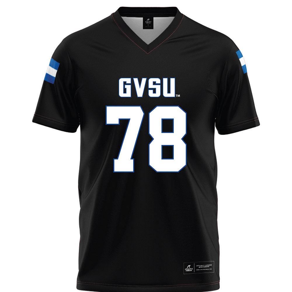 Grand Valley - NCAA Football : Noah Klein - Black Football Jersey-0