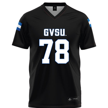 Grand Valley - NCAA Football : Noah Klein - Black Football Jersey-0